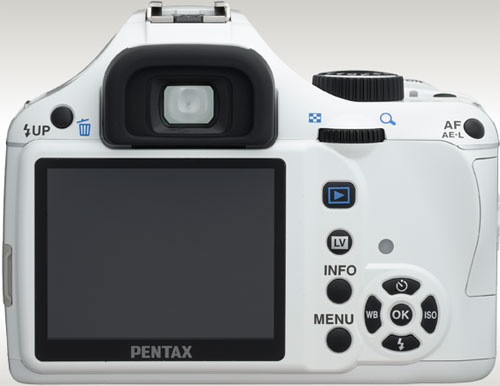 Pentax K-x White Back