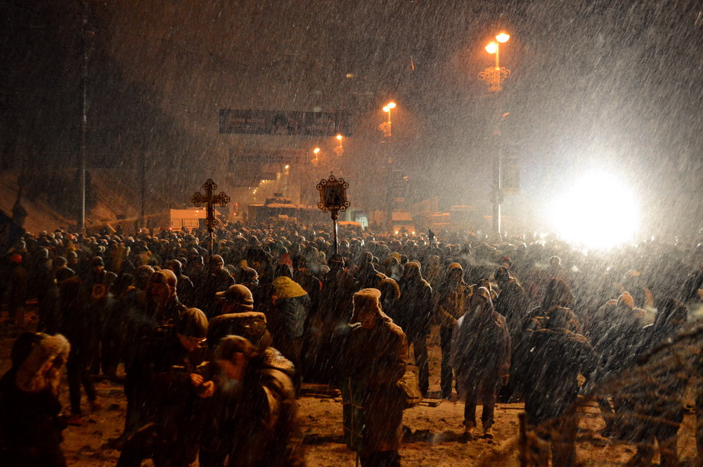 Фотографія Грушевського вечір 20.01.14 / Пархоменко Олександр / photographers.ua