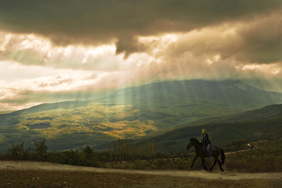 Фотографія horse riding... / Maks Dmytrenko / photographers.ua