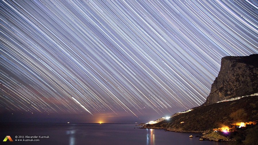 Фотографія Star trails over sea / Саша Пушкин / photographers.ua
