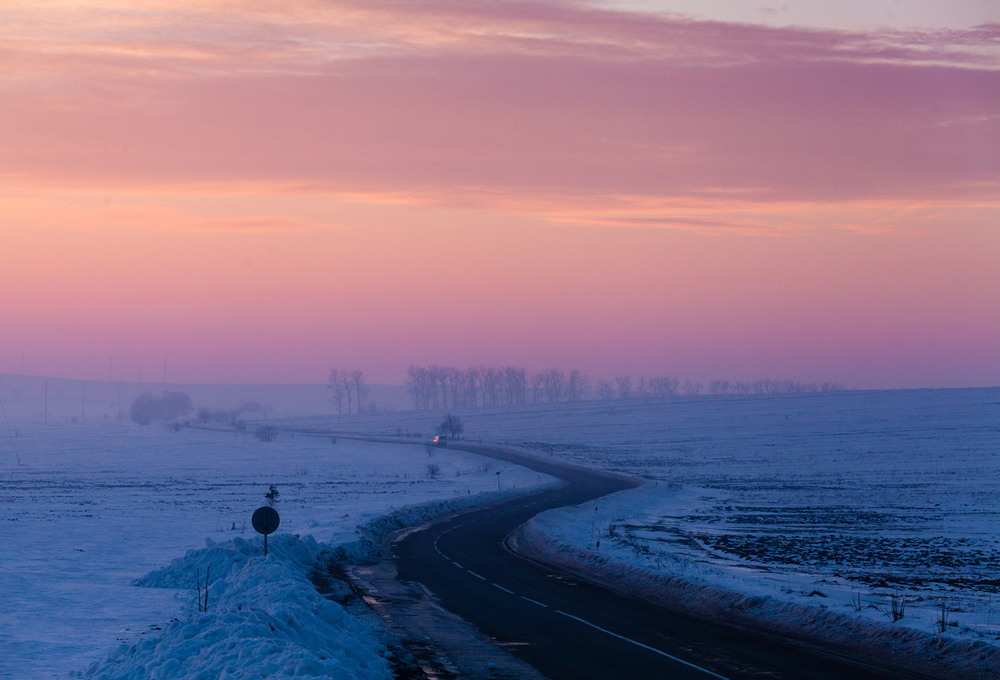 Фотографія холодная дорога / Дмитрий Ч / photographers.ua