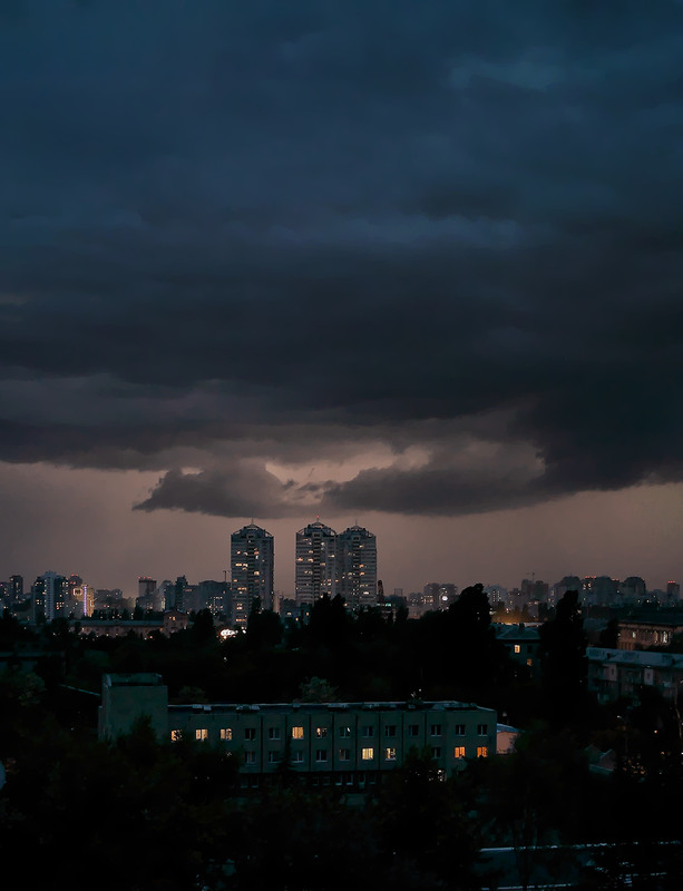 Фотографія Гроза над городом / Evgeniy Nikitin / photographers.ua