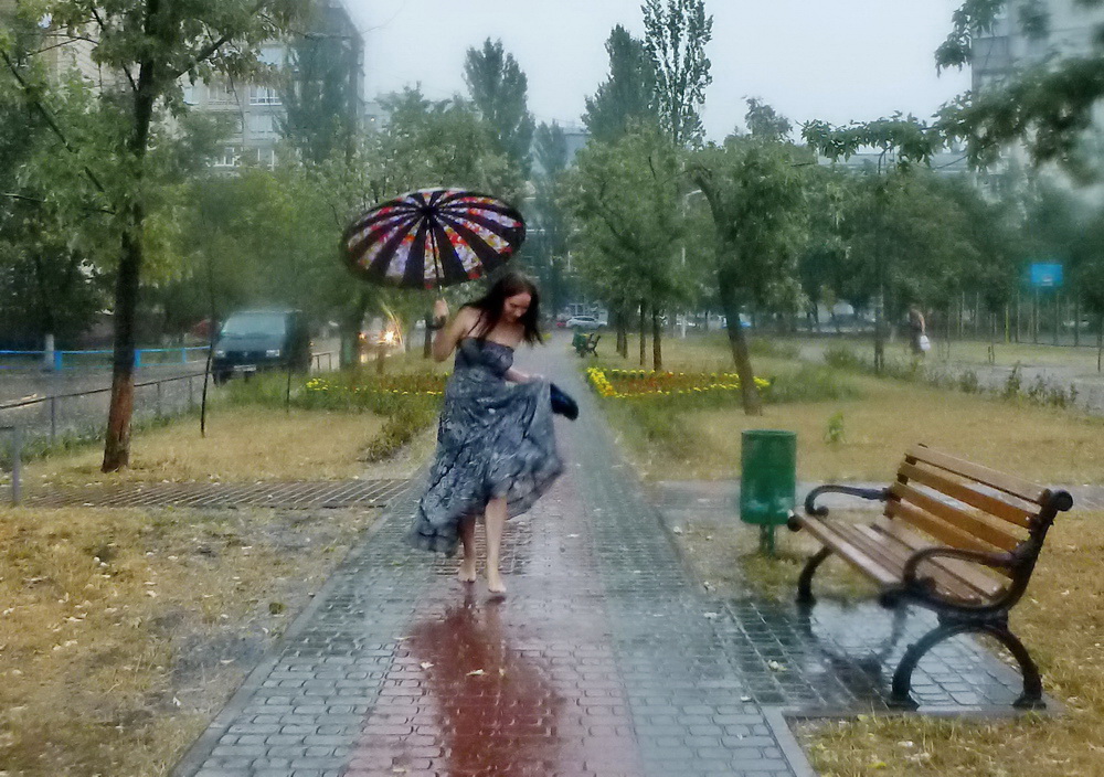 Фотографія Танцующая под дождём / Людмила Джур / photographers.ua