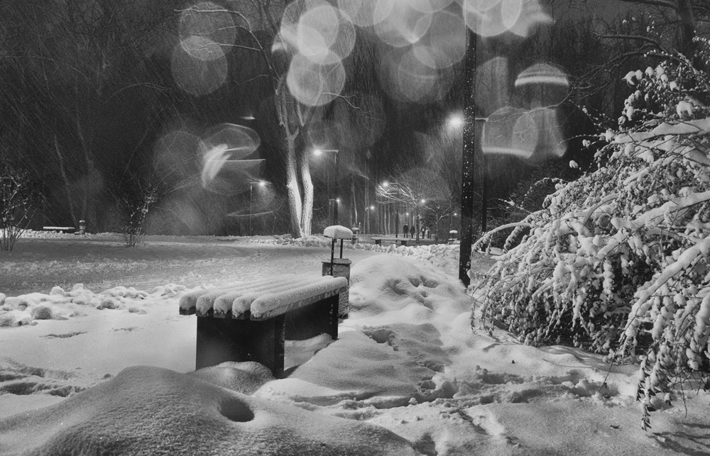Фотографія Киев.Декабрь.Вечер.Метель . / photolapa / photographers.ua
