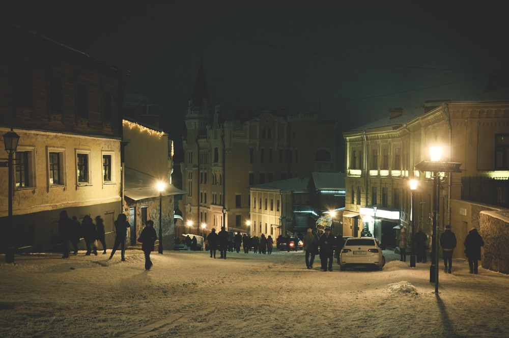 Фотографія вечерний...снежный...Андр еевский... / photolapa / photographers.ua