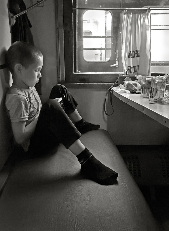 Фотографія мальчик в поезде / Синельников Александр / photographers.ua