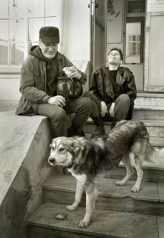 Фотографія Жора Маша и пёс / Синельников Александр / photographers.ua