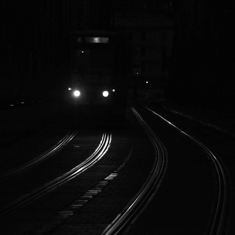 Фотографія ночной трамвай / Синельников Александр / photographers.ua