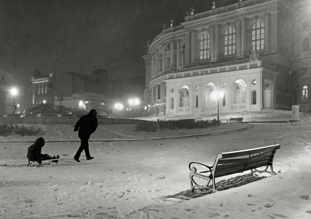 Фотографія Зимний вечер в Одессе / Синельников Александр / photographers.ua