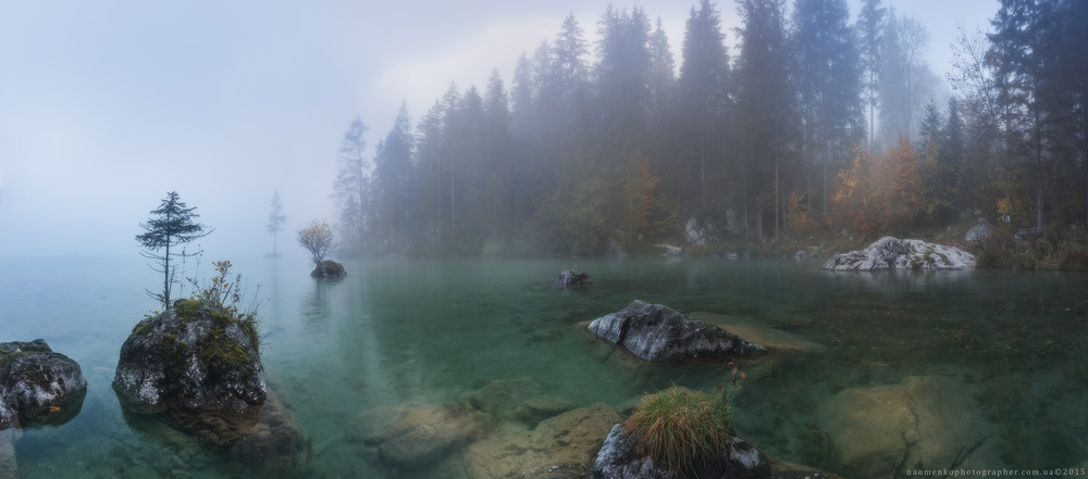 Фотографія Германия. Ramsau. Туман над озером Hintersee / Александр Науменко / photographers.ua