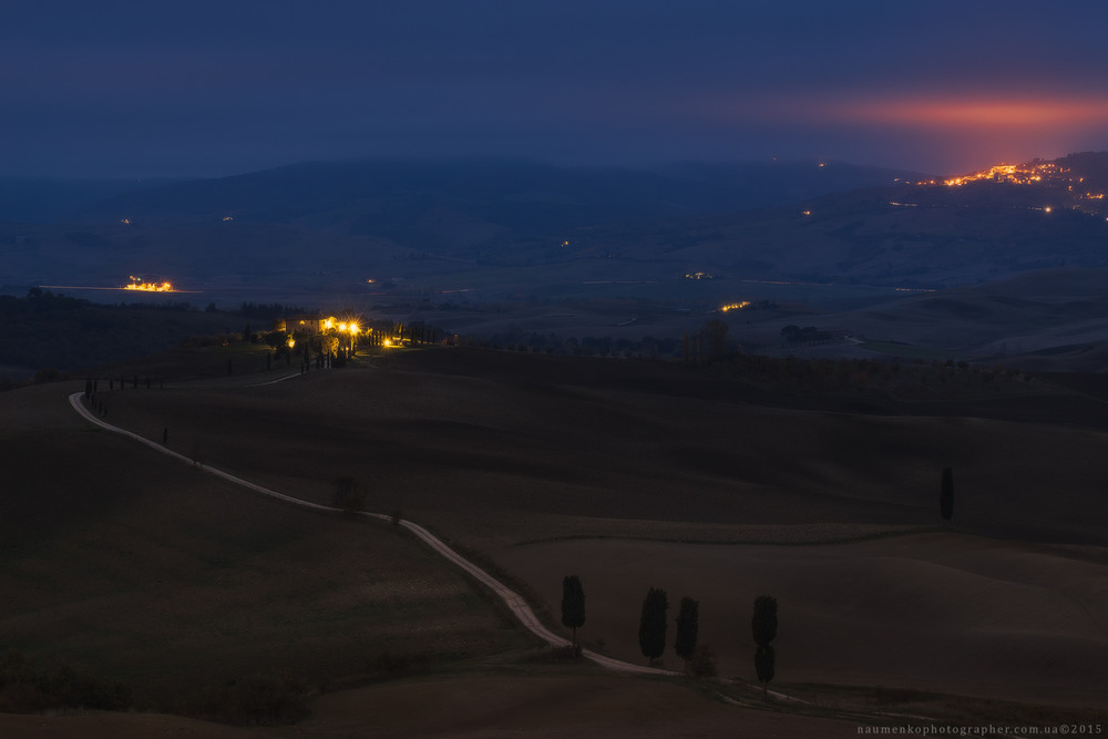 Фотографія Италия. Тоскана. Долина Val d’Orcia рано утром. / Александр Науменко / photographers.ua