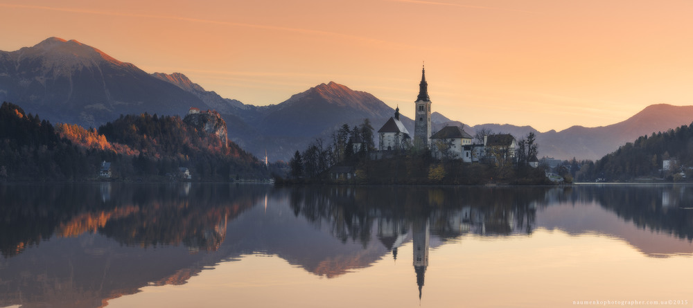 Фотографія Словения. Утро на озере Блед. / Александр Науменко / photographers.ua