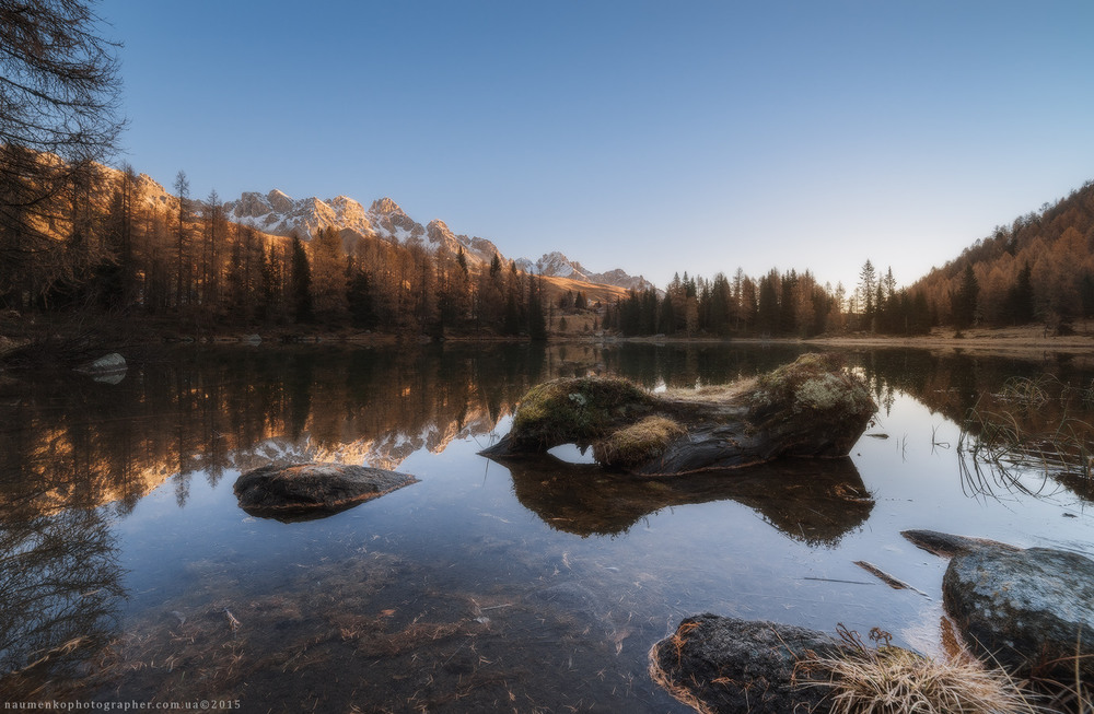 Фотографія Италия. Утро на озере San Pellegrino или плыла утка. / Александр Науменко / photographers.ua