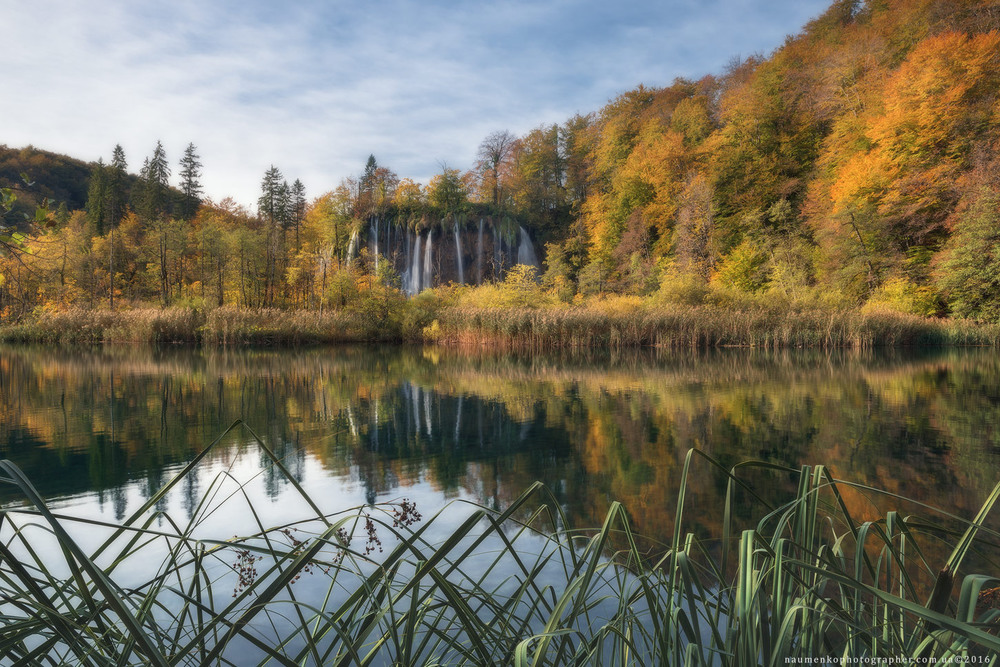 Фотографія Хорватия. Плитвицкие озера у водопада Galovac осенью / Александр Науменко / photographers.ua