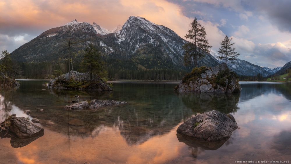 Фотографія Германия. Ramsau. Озеро Hintersee. Весенний вечер / Александр Науменко / photographers.ua