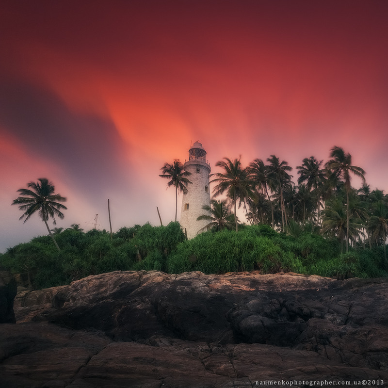 Фотографія Шри Ланка. Маяк Beruwala на закате / Александр Науменко / photographers.ua