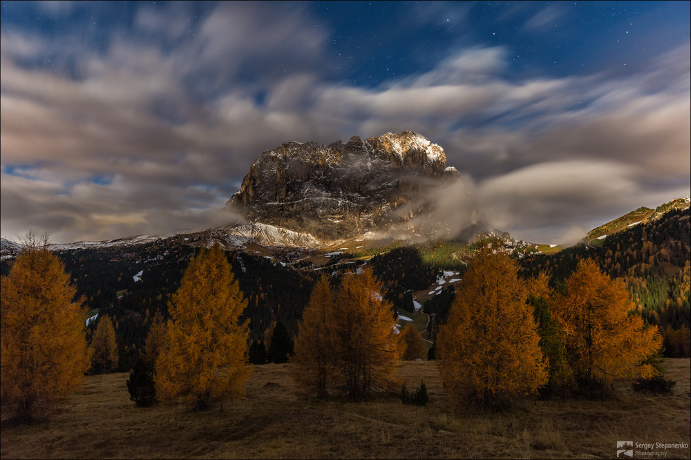 Фотографія Moonlight in the Dolomites / Sergiy Stepanenko / photographers.ua