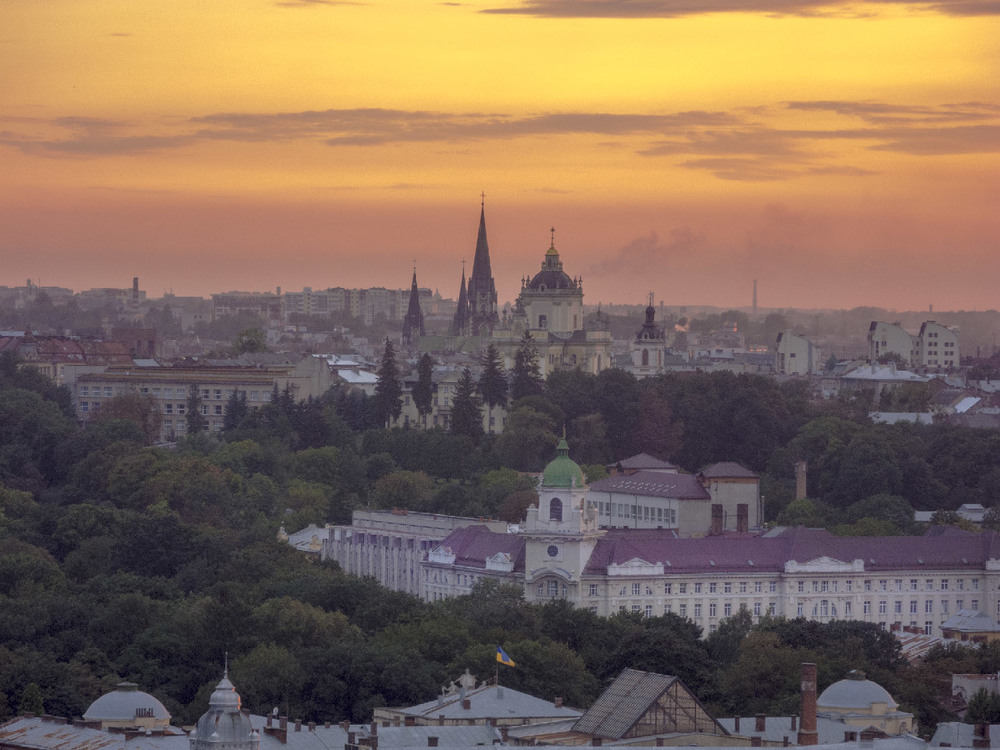 Фотографія закат над Львовом / Завриева / photographers.ua