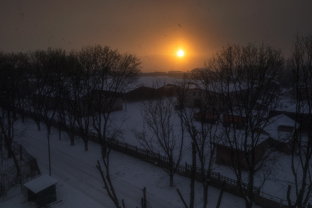 Фотографія Снежно-зимний закат / Алексей Рычков / photographers.ua