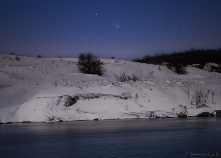 Фотографія Комета  PanSTARRS (C/2011 L4) над Серетом. / Любомир Тригубишин / photographers.ua