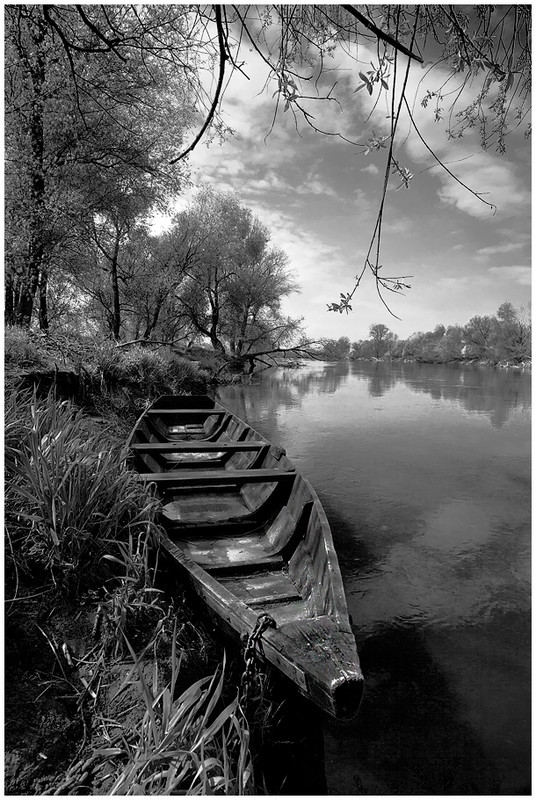 Фотографія лодочка вдоль бережка... / Oleg Dmitriev / photographers.ua