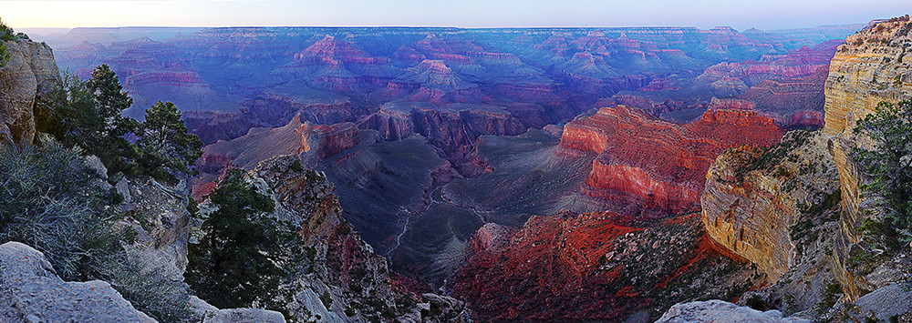 Фотографія Grand Canyon National Park (панорама из 16 кадров реальный размер 25759х9123pix) / Валентина Жукова / photographers.ua