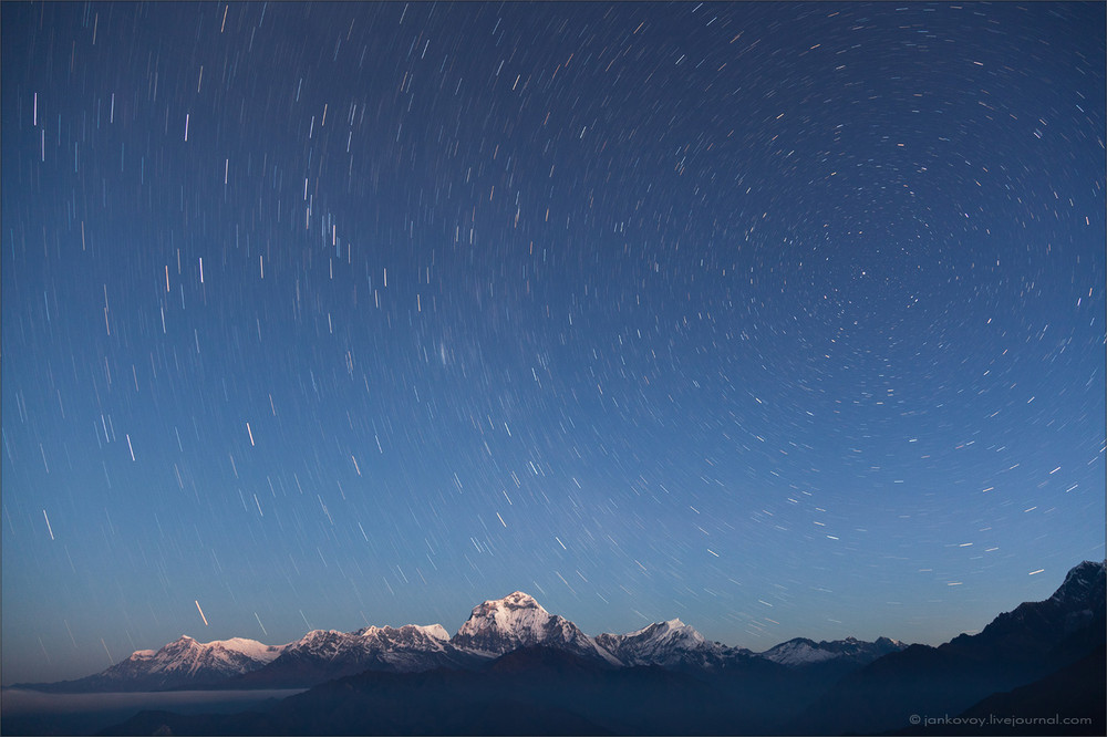 Фотографія И снова горы и звезды ... :) | Dhaulagiri (8,167 m) / Антон Янковой / photographers.ua