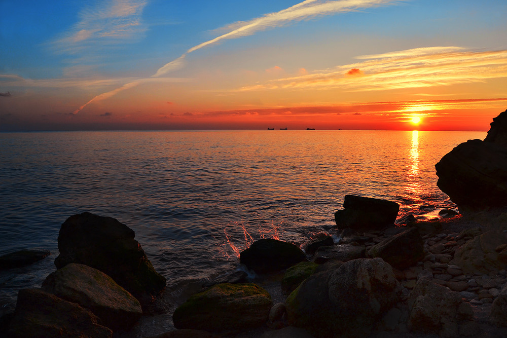 Фотографія Море на закате солнца / Valery Kalmykov / photographers.ua