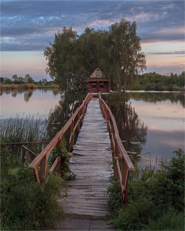 Фотографія Вечерний домик рыбака / Stanislav Salamanov / photographers.ua