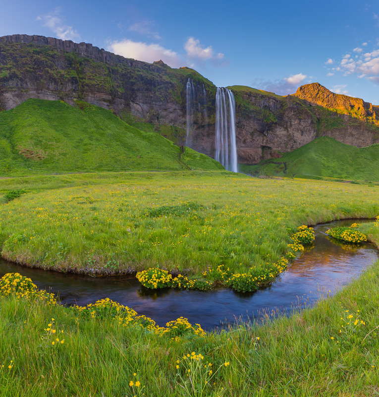Фотографія Водопад Сельяландсфосс, Исландия. / Александр Подрез / photographers.ua