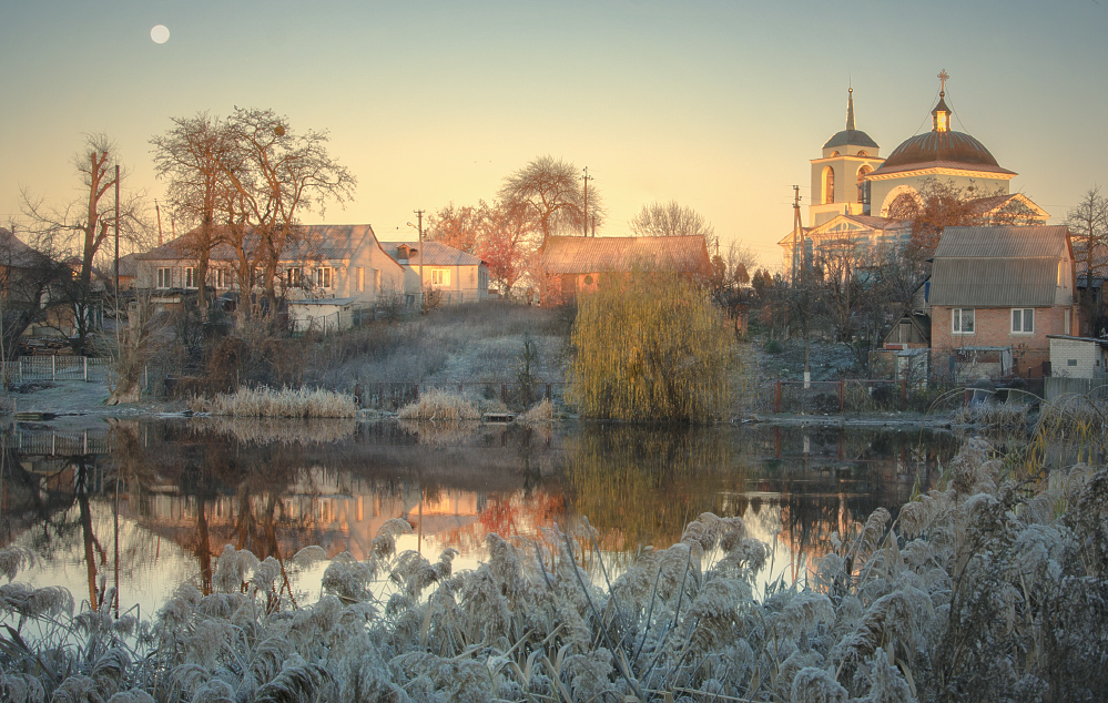 Фотографія Заморозки на деревенском пруду / Олег Кругляк / photographers.ua