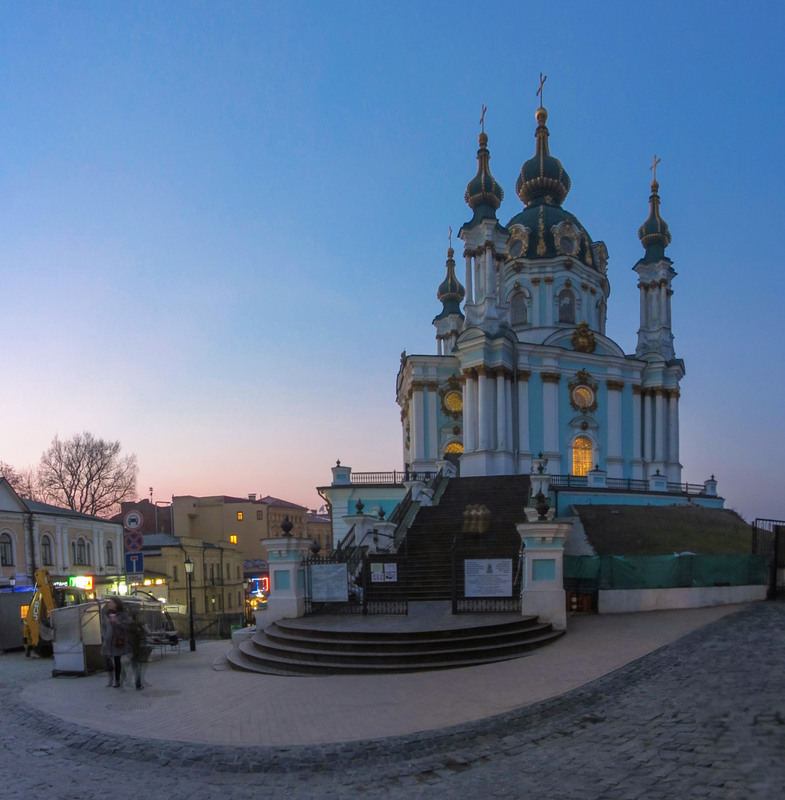 Фотографія Андріївська церква (вечір) / Sergey Slonitskyi / photographers.ua