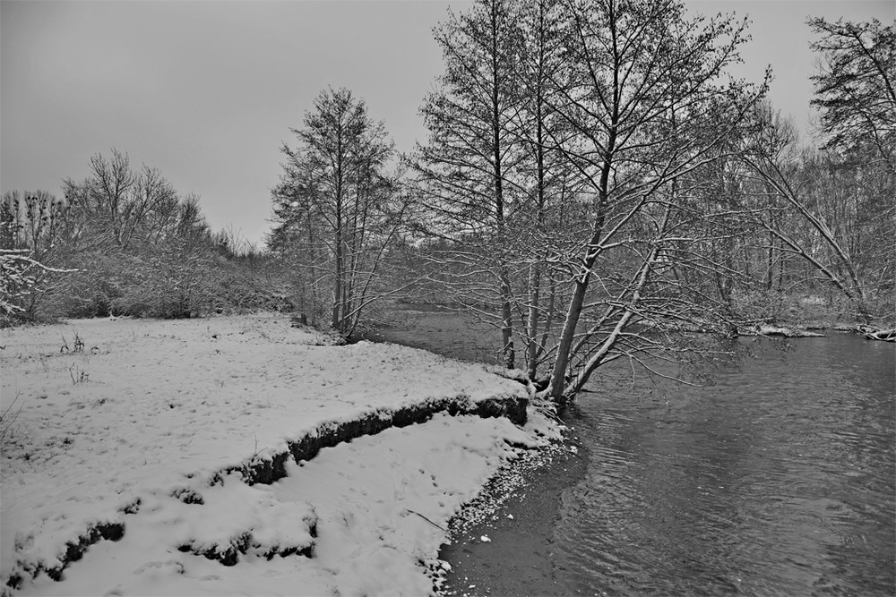 Фотографія Пейзаж с рекой под снегом / Valziwa / photographers.ua