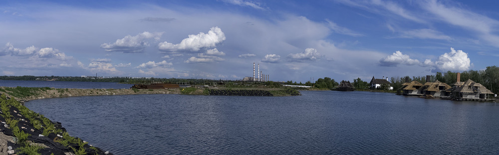 Фотографія Яхт клуб. Панорама с облаками. Май 2020 / Tatiana Lubeckay / photographers.ua