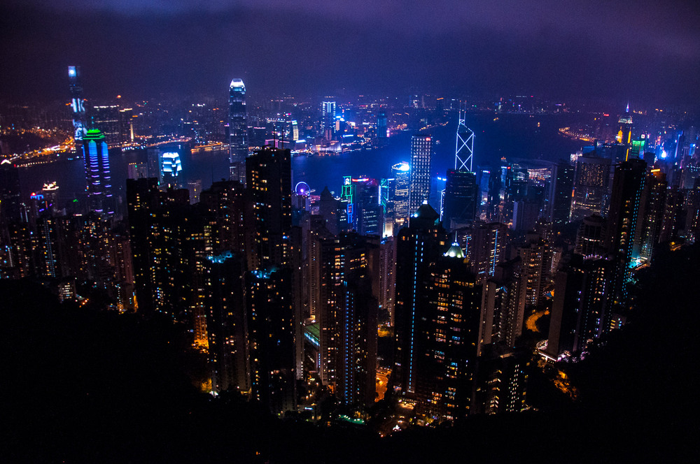 Фотографія Ночной Гонконг. Пик Виктория. / Антон Сапко / photographers.ua