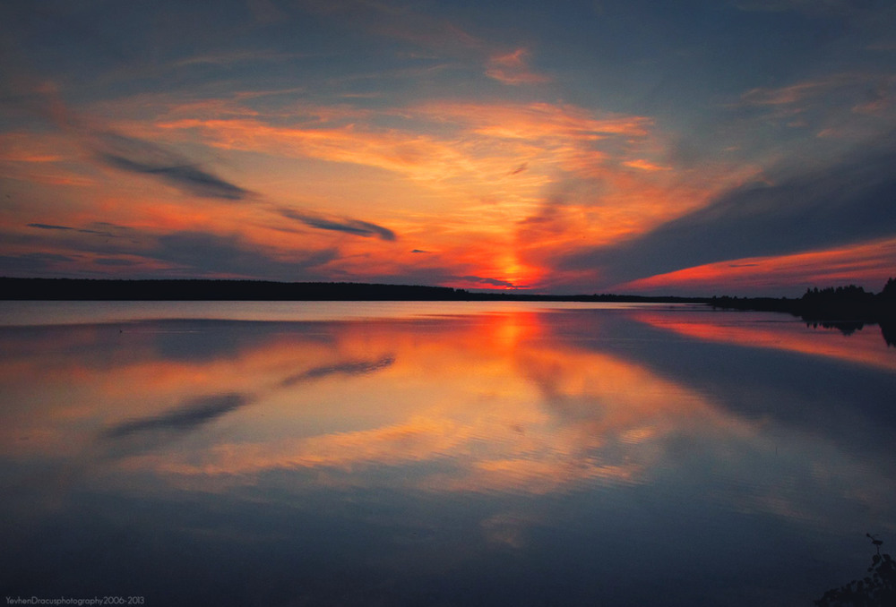 Фотографія Закат у озера.. / Yevhen Dracus / photographers.ua