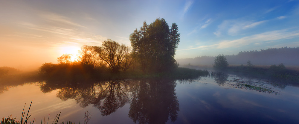 Фотографія Туманный рассвет на реке Волчья / Виктор Тулбанов / photographers.ua
