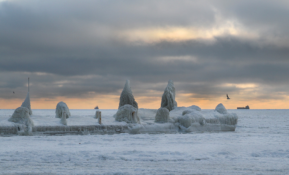 Фотографія Зимний восход на море / Потемкина Оксана / photographers.ua