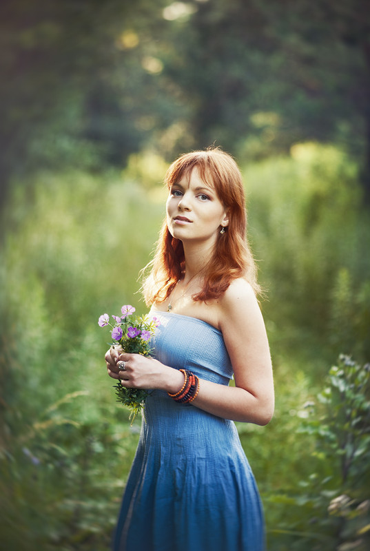 Фотографія Портрет с полевыми цветами / Павел Рыженков / photographers.ua