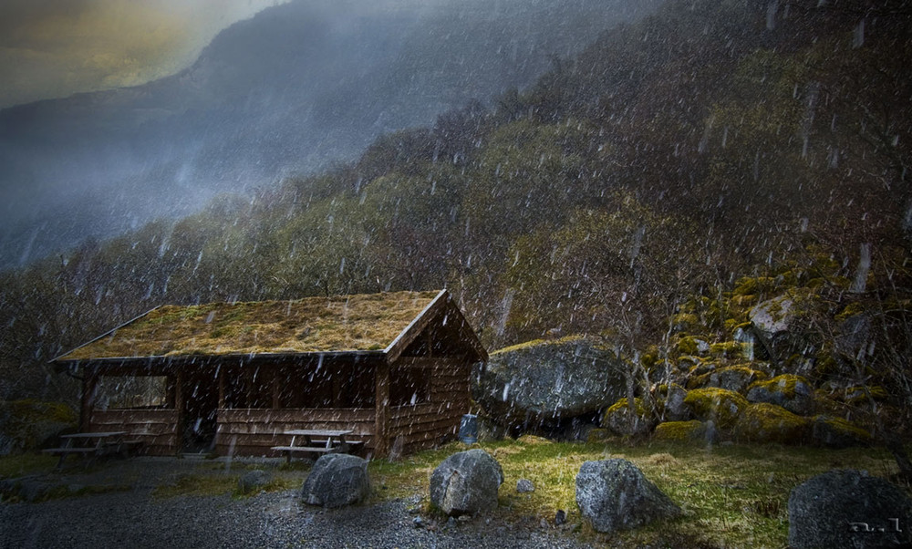 Фотографія Поздний весенний снегопад...... / Александр Лаврентьев / photographers.ua