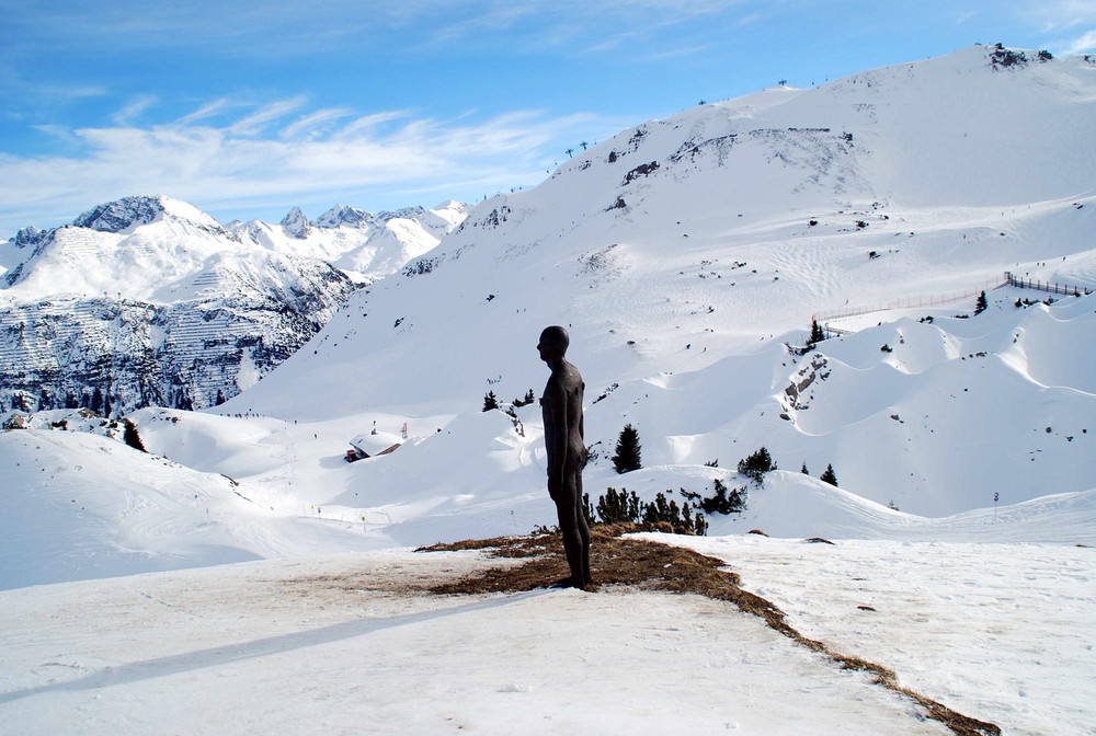 Фотографія Antony Gormley's sculpture, Austrian Alps / Хелена Томассон / photographers.ua