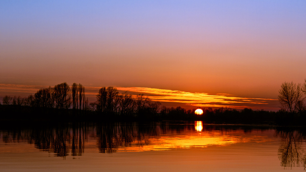 Фотографія захід сонця на Дніпрі / KOVPAK / photographers.ua
