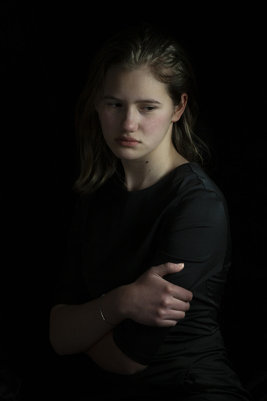 Фотографія Портрет на черном фоне / Оксана Чернова / photographers.ua