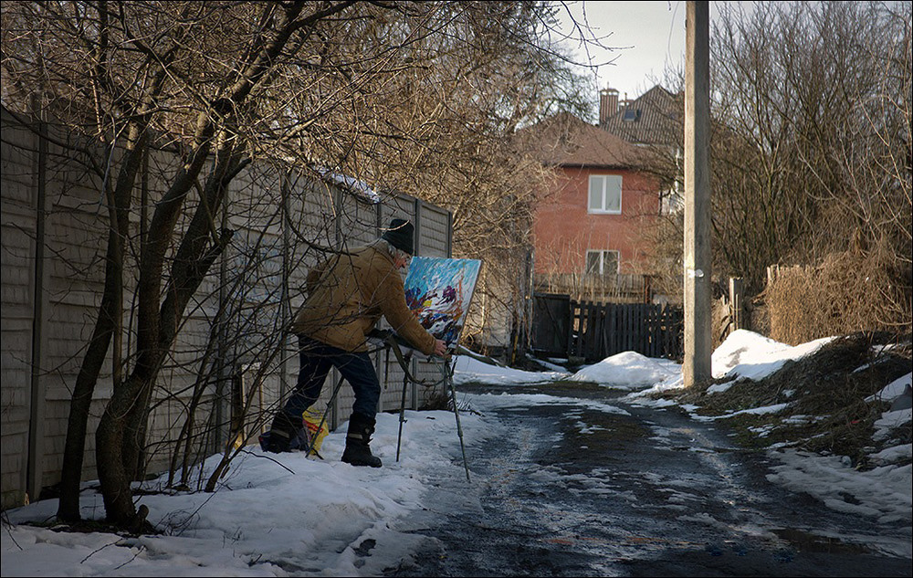 Фотографія "Художник, что рисует...весну" (с) / Валерий Савенко / photographers.ua