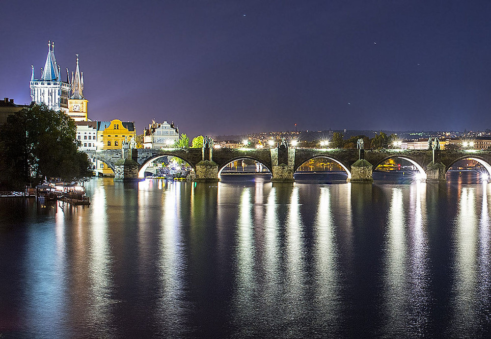 Фотографія Карлов мост в ночи / Дмитрий Любчик / photographers.ua