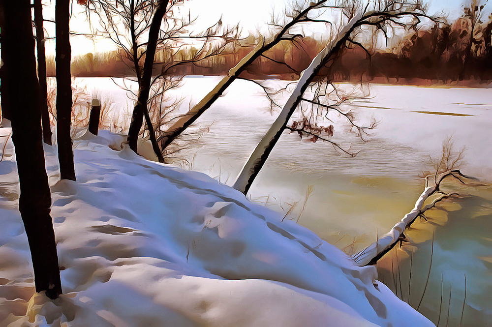 Фотографія Зима та річка / Олексій Стеценко / photographers.ua