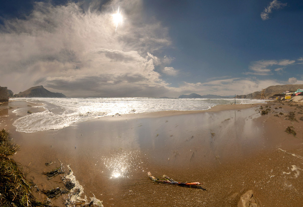 Фотографія в песочном зеркале все небо отразилось / Виктор Игумнов / photographers.ua
