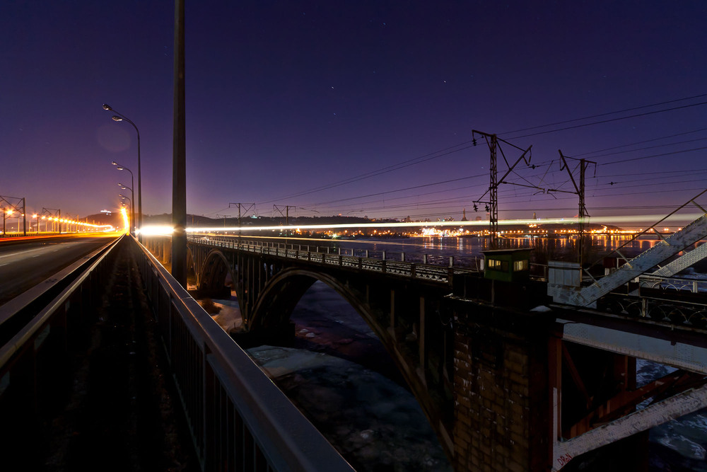 Фотографія Ночь на мосту 3 / Евгений Шиляев / photographers.ua