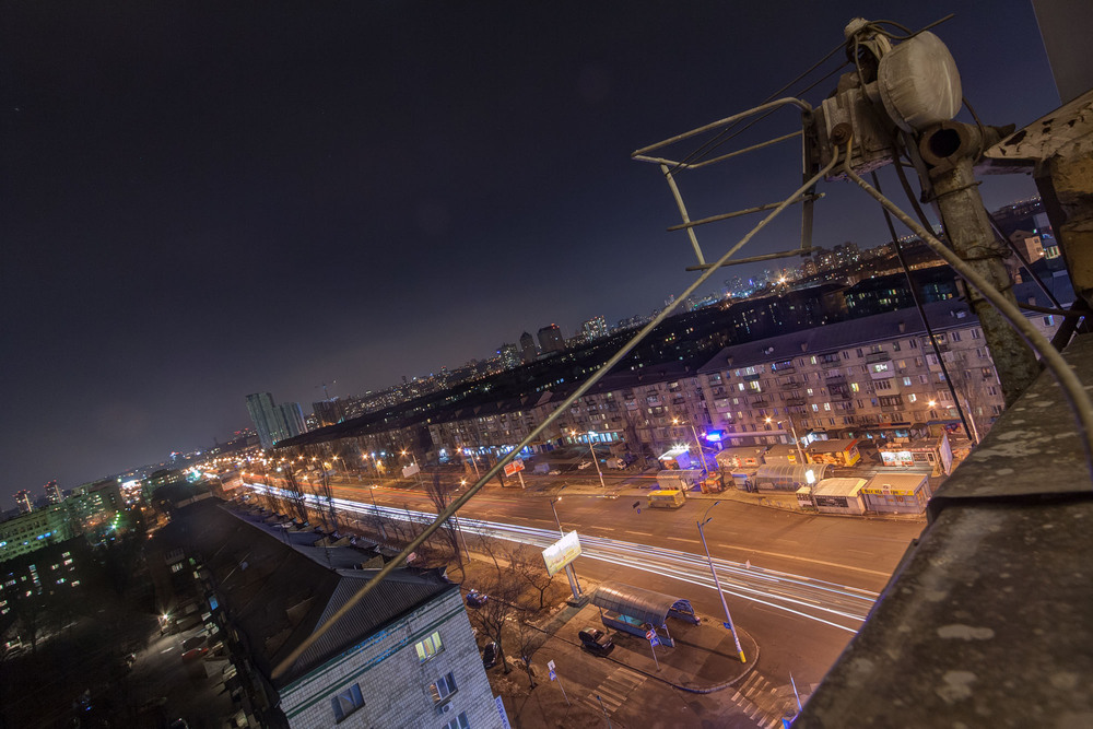 Фотографія Самая высокая точка на Ленинградке (ночь) / Евгений Шиляев / photographers.ua