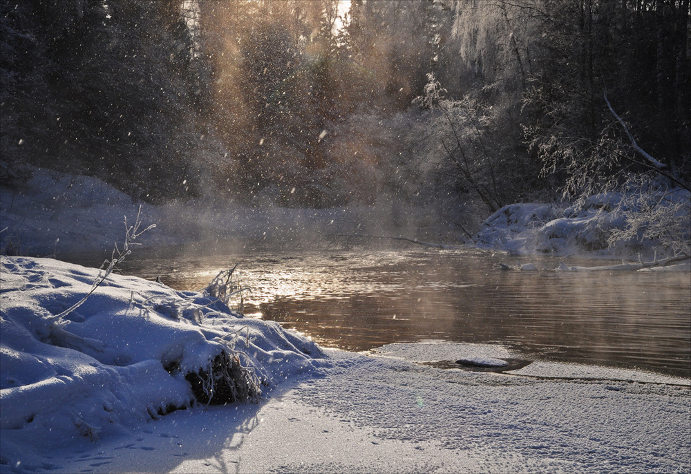 Фотографія Как дышит речка в январе... / Александр Баев (BAEv72) / photographers.ua